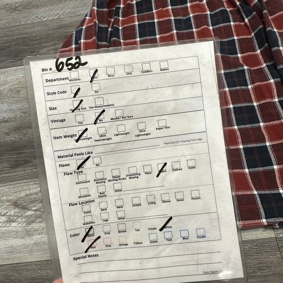 Duluth Trading Red Black Mens XLT Tall Flannel Cotton Plain Tartan Shacket Shirt - Picture 9 of 9